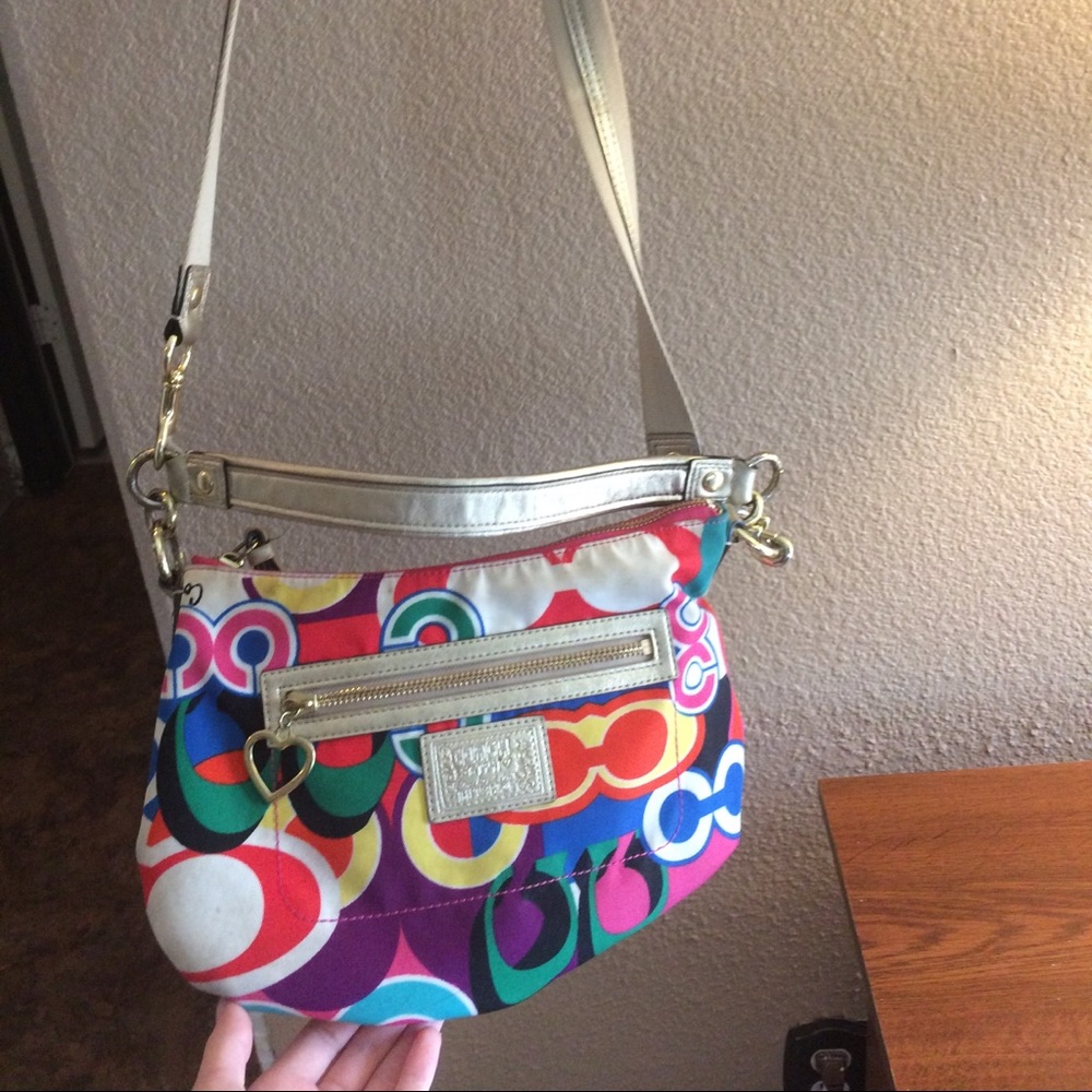Coach colorful Satchel purse